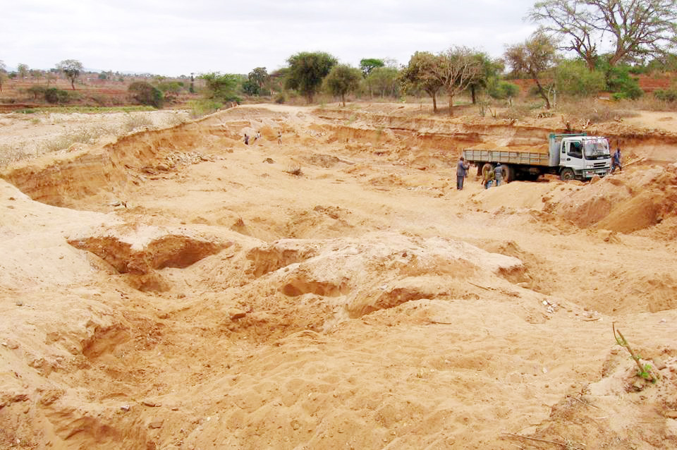 Sand harvesting threatens to displace thousands