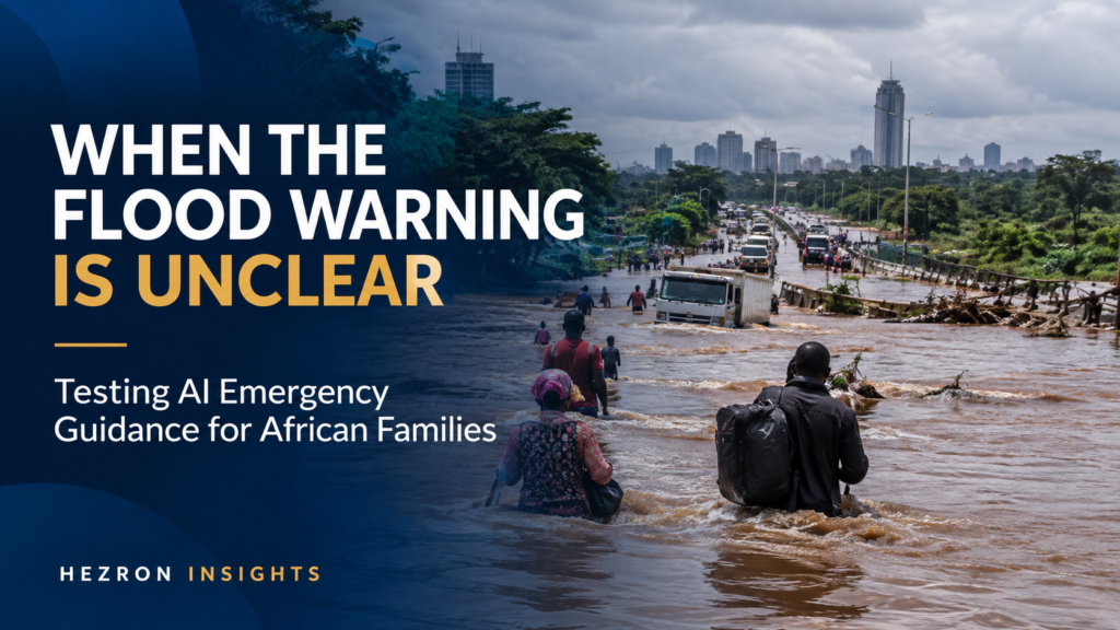 As AI Enters Flood Early-Warning Systems in Africa, Study Finds Last-Mile Warning Gap